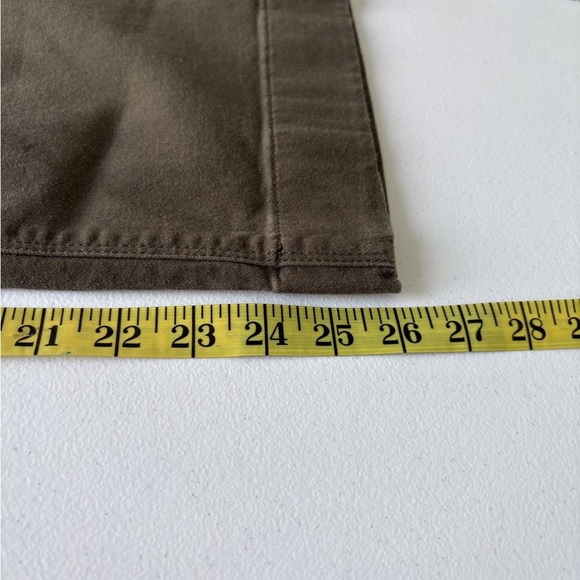 Loft High Rise Straight Olive Green Pants Size 16 Cotton Blend Teacher School - Picture 12 of 12